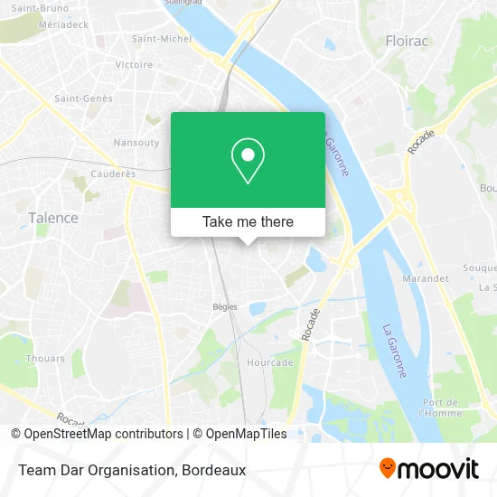 Team Dar Organisation map