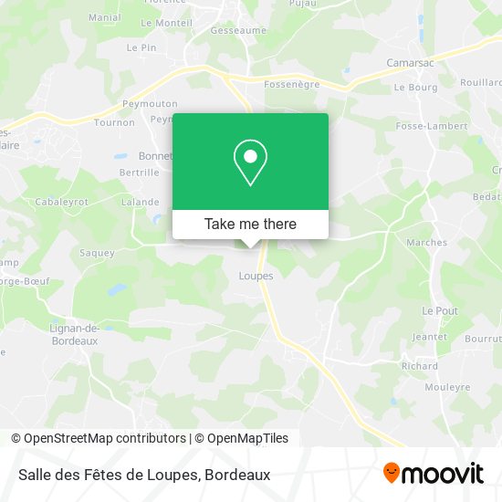 Salle des Fêtes de Loupes map