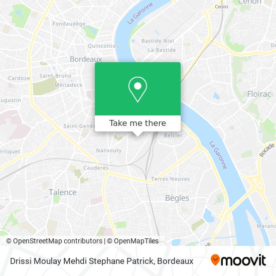 Drissi Moulay Mehdi Stephane Patrick map