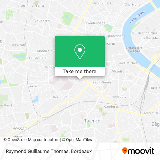 Raymond Guillaume Thomas map