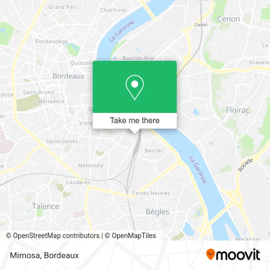 Mimosa map