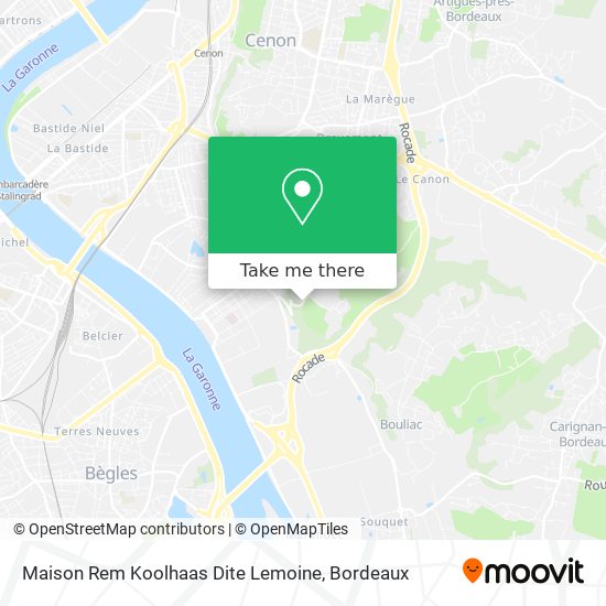 Maison Rem Koolhaas Dite Lemoine map