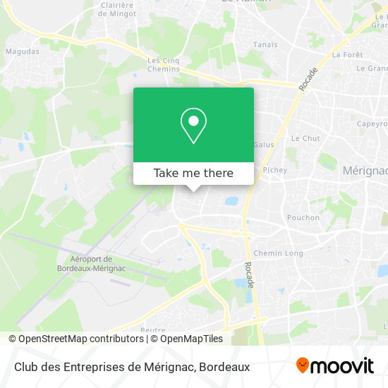 Club des Entreprises de Mérignac map