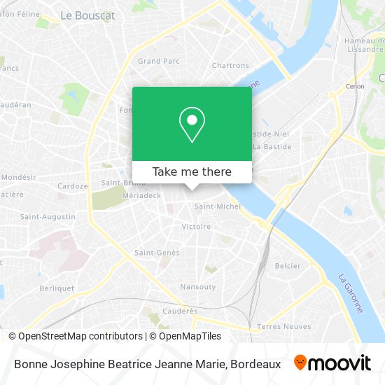Bonne Josephine Beatrice Jeanne Marie map