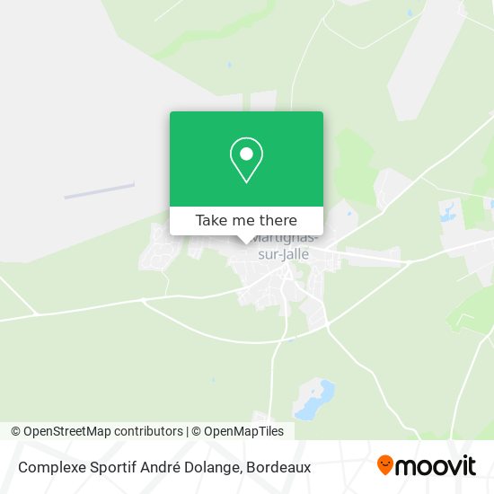 Complexe Sportif André Dolange map