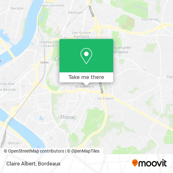 Claire Albert map