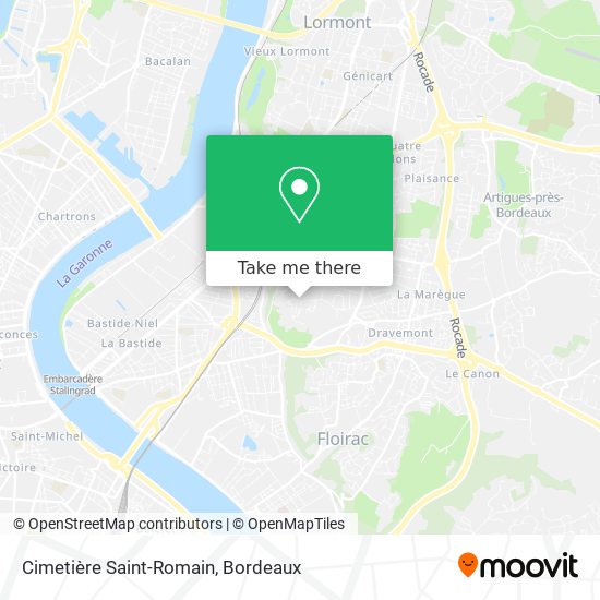 Cimetière Saint-Romain map