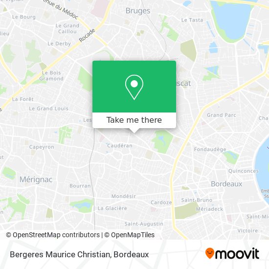 Bergeres Maurice Christian map