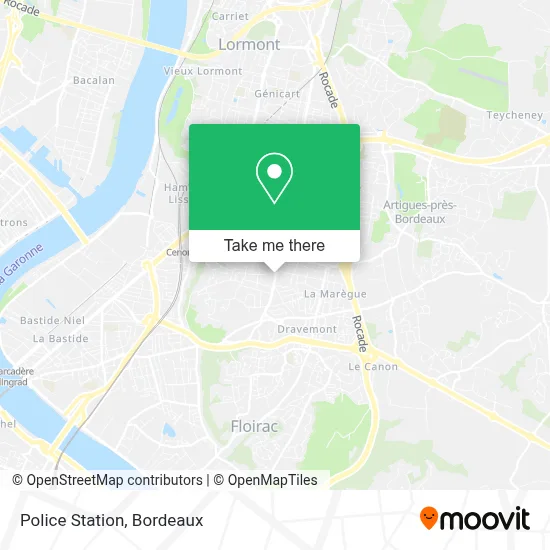 Commissariat de Police map