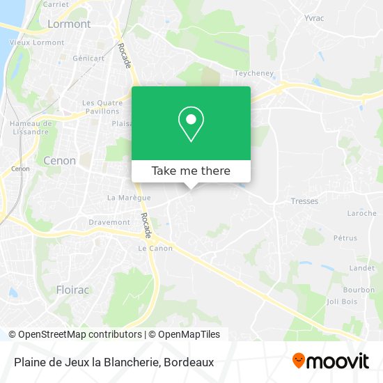 Plaine de Jeux la Blancherie map