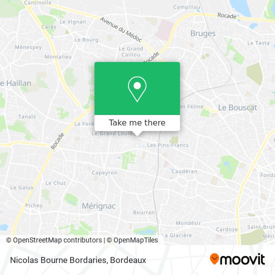 Nicolas Bourne Bordaries map