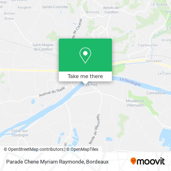 Parade Chene Myriam Raymonde map