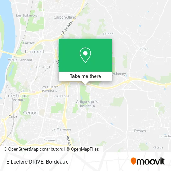 E.Leclerc DRIVE map
