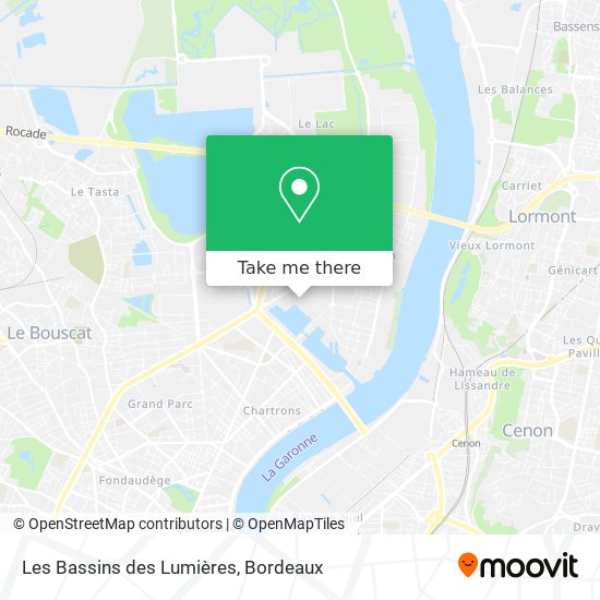 Les Bassins des Lumières map