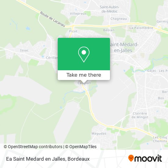 Ea Saint Medard en Jalles map