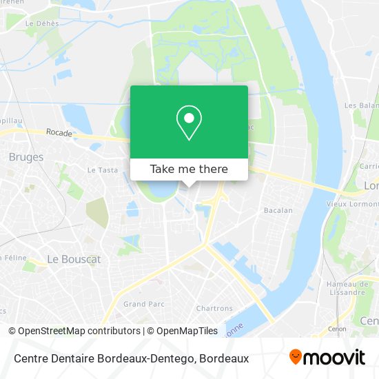 Centre Dentaire Bordeaux-Dentego map