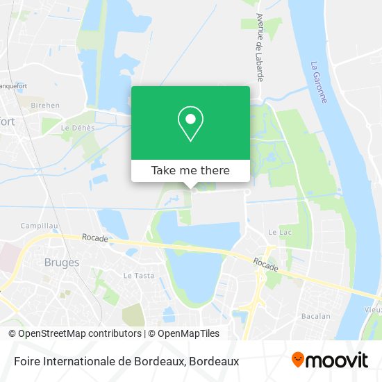 Foire Internationale de Bordeaux map