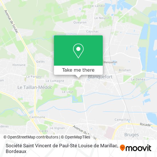 Société Saint Vincent de Paul-Sté Louise de Marillac map