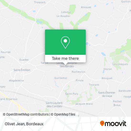 Mapa Olivet Jean