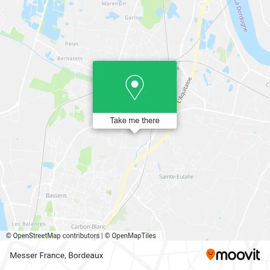 Messer France map