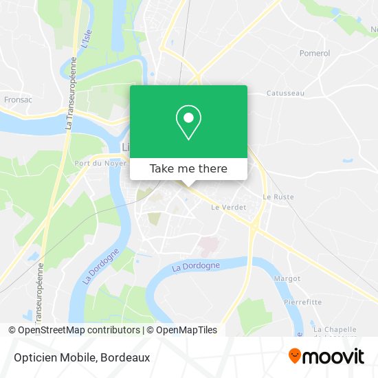 Opticien Mobile map