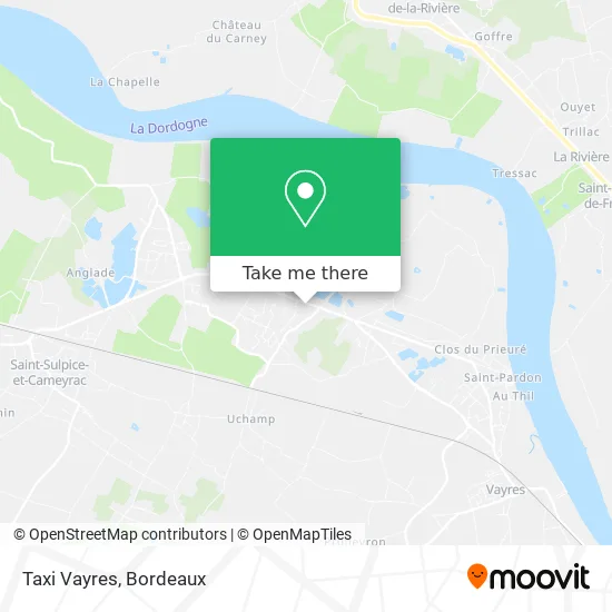 Taxi Vayres map