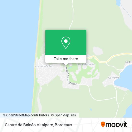 Centre de Balnéo Vitalparc map