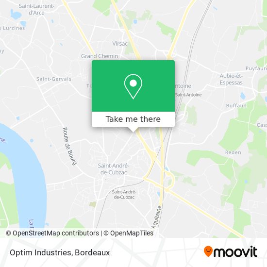 Optim Industries map