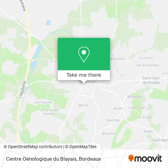 Centre Oenologique du Blayais map