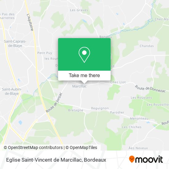 Eglise Saint-Vincent de Marcillac map