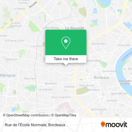 Rue de l'École Normale map