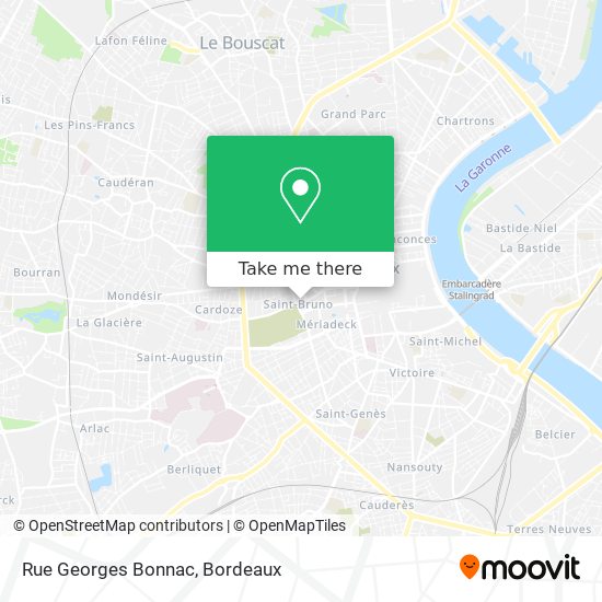 Rue Georges Bonnac map