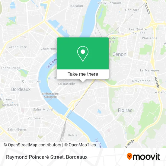 Rue Raymond Poincaré map