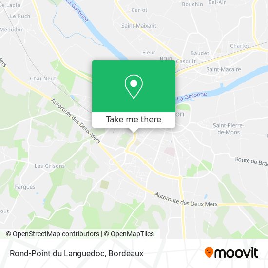 Mapa Rond-Point du Languedoc