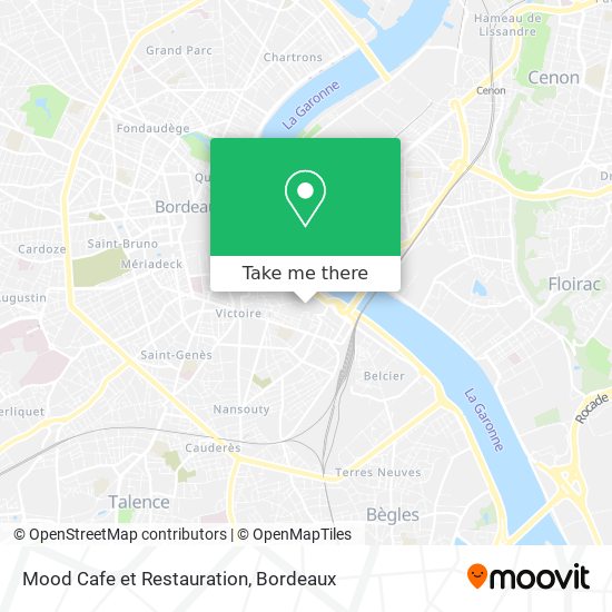 Mood Cafe et Restauration map