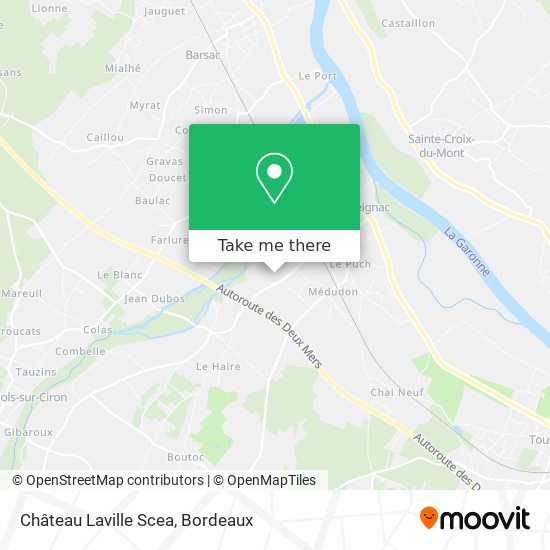 Château Laville Scea map