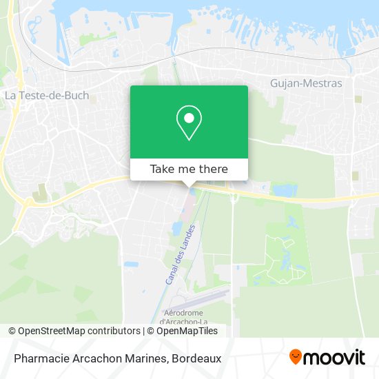 Pharmacie Arcachon Marines map