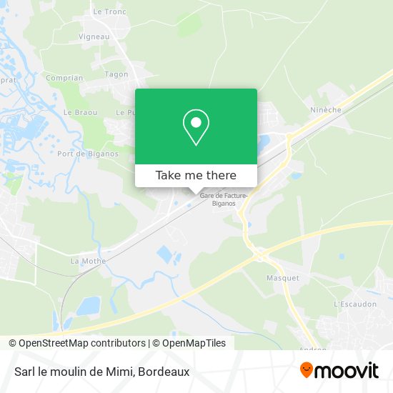 Sarl le moulin de Mimi map