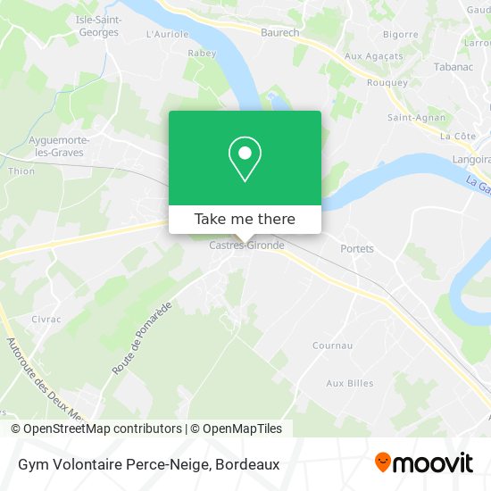 Gym Volontaire Perce-Neige map