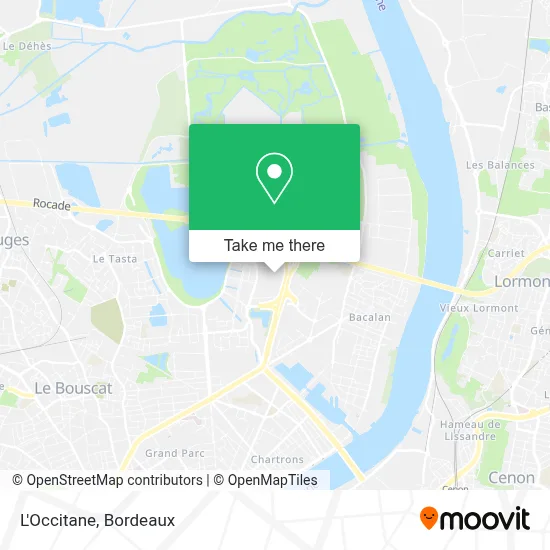 L'Occitane map