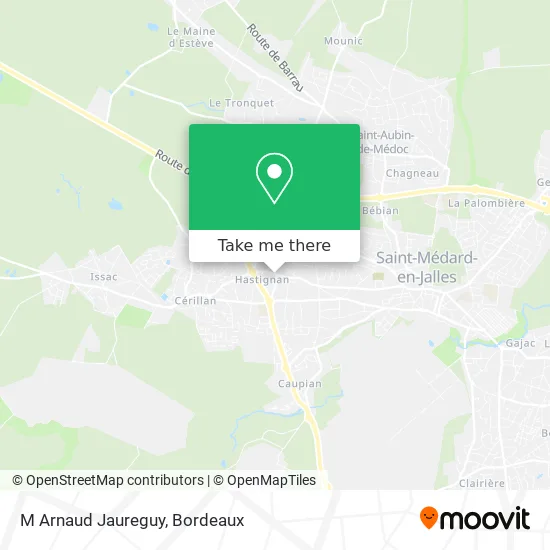 M Arnaud Jaureguy map