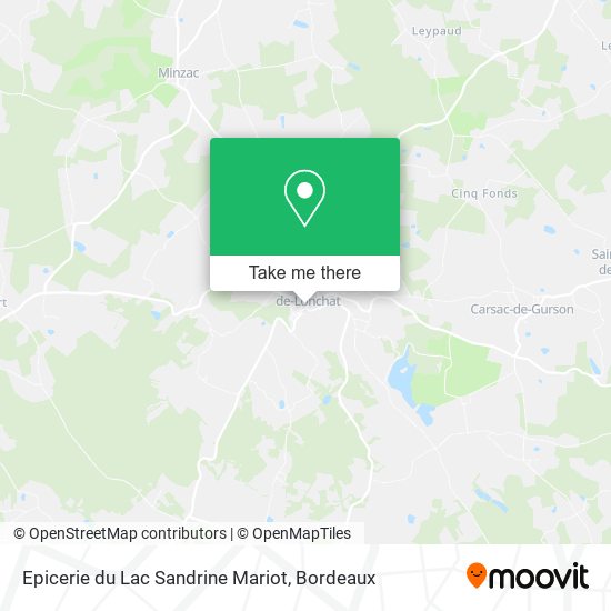 Epicerie du Lac Sandrine Mariot map