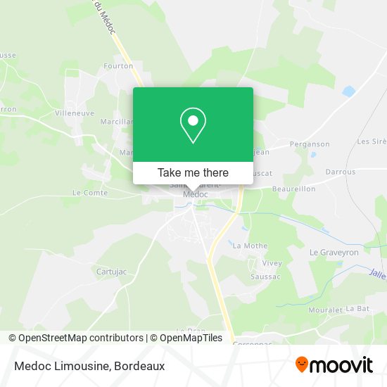 Medoc Limousine map