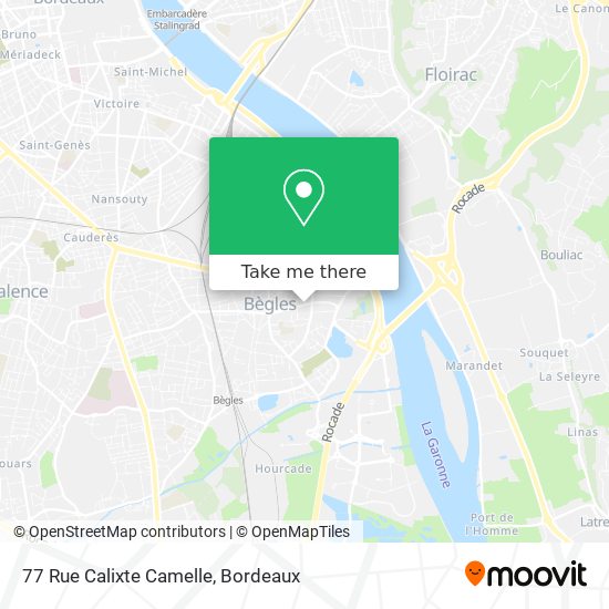 77 Rue Calixte Camelle map