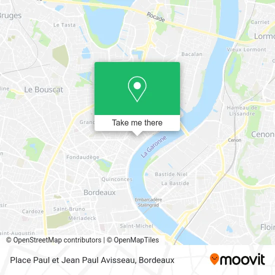 Place Paul et Jean Paul Avisseau map