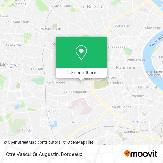 Ctre Vascul St Augustin map