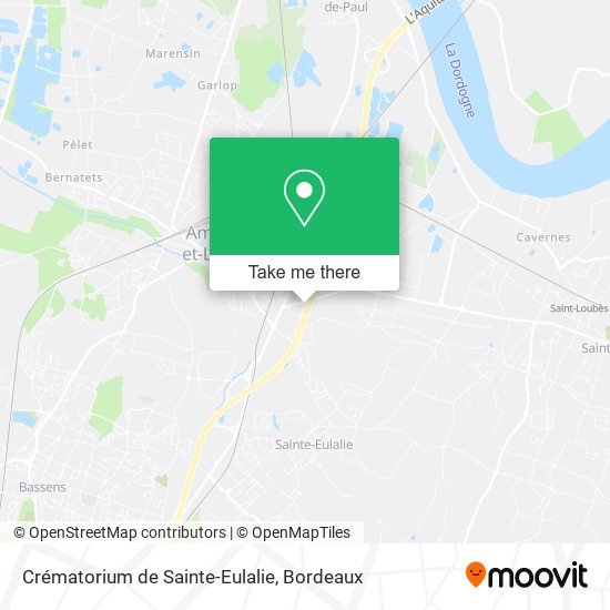 Crématorium de Sainte-Eulalie map