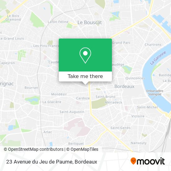 23 Avenue du Jeu de Paume map
