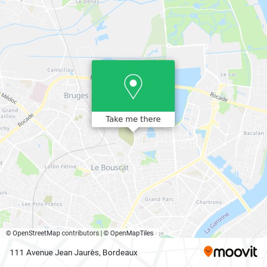 111 Avenue Jean Jaurès map