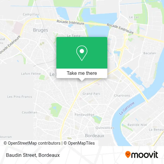 Rue Baudin map